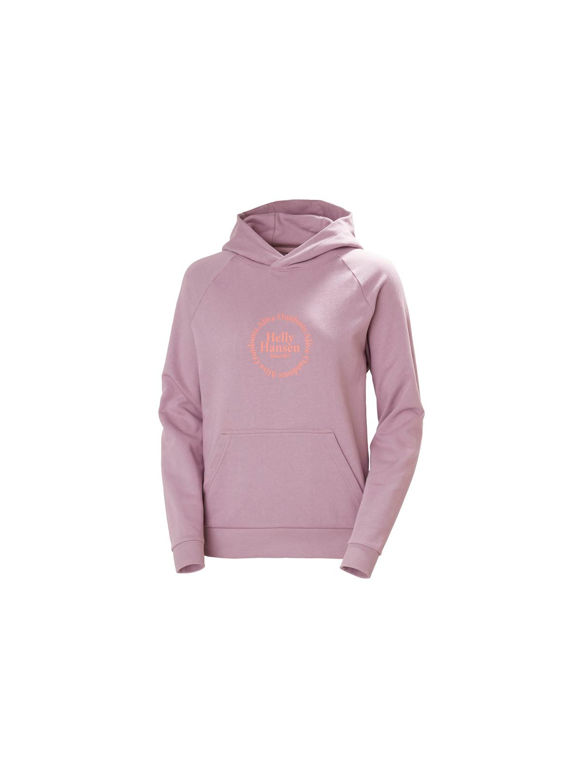 Bluza damska z kapturem HELLY HANSEN W CORE GRAPHIC HOODI różowa - Adventure Sports