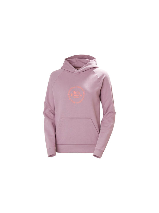 Bluza damska z kapturem HELLY HANSEN W CORE GRAPHIC HOODI różowa - Adventure Sports
