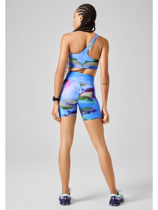 Legginsy CASALL Nostalgia Print Biker Shorts niebieski - Adventure Sports
