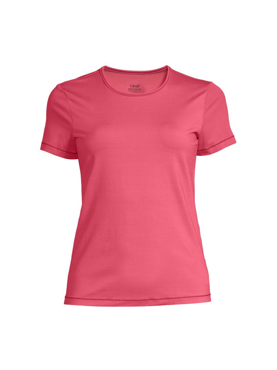 Koszulka CASALL Essential Mesh Detail Tee różowy - Adventure Sports

