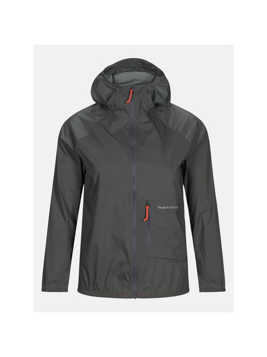 Kurtka damska PEAK PERFORMANCE W VISLIGHT WINDJACKET grafitowa - Adventure Sports
