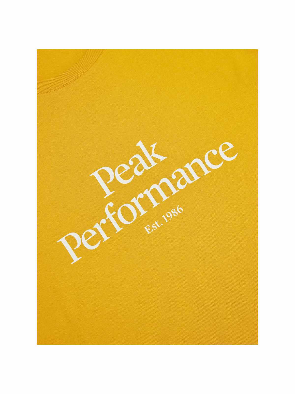 T-Shirt Peak Performance W Original Tee żółty - Koszulka - Adventure Sports
