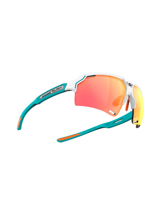 Okulary Rudy Project DELTABEAT - biało szmaragdowy | Multilaser Orange Cat.3 - ONE SIZE - Adventure Sports
