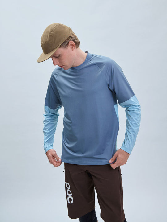 Koszulka rowerowa POC M’s Essential MTB LS Jersey niebieski - Adventure Sports
