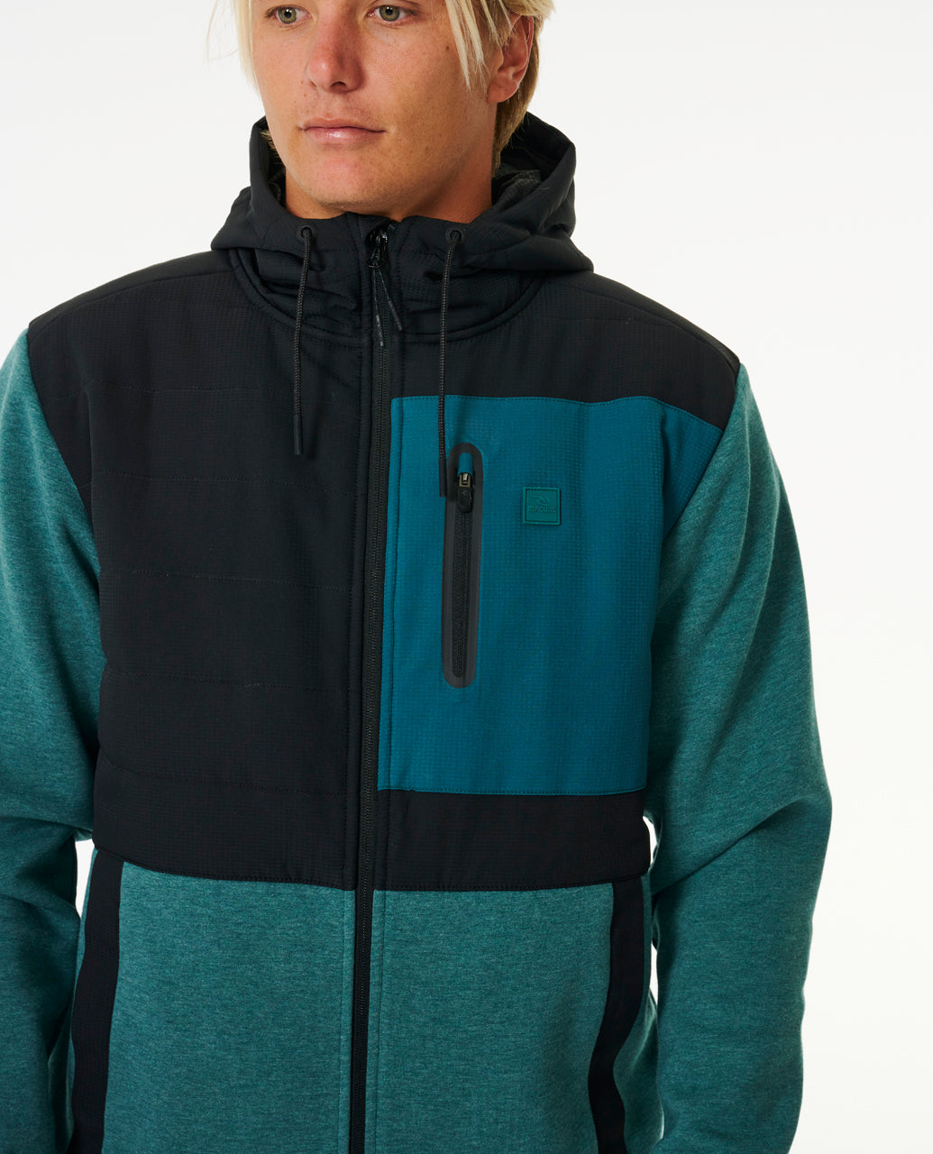 Kurtka męska RIP CURL Anti Series Heatseeker Zip Thr niebieski - Adventure Sports