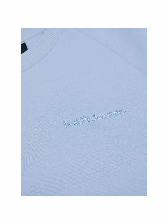 Bluza sportowa damska Peak Performance M Original Small Logo Crew niebieski - Adventure Sports
