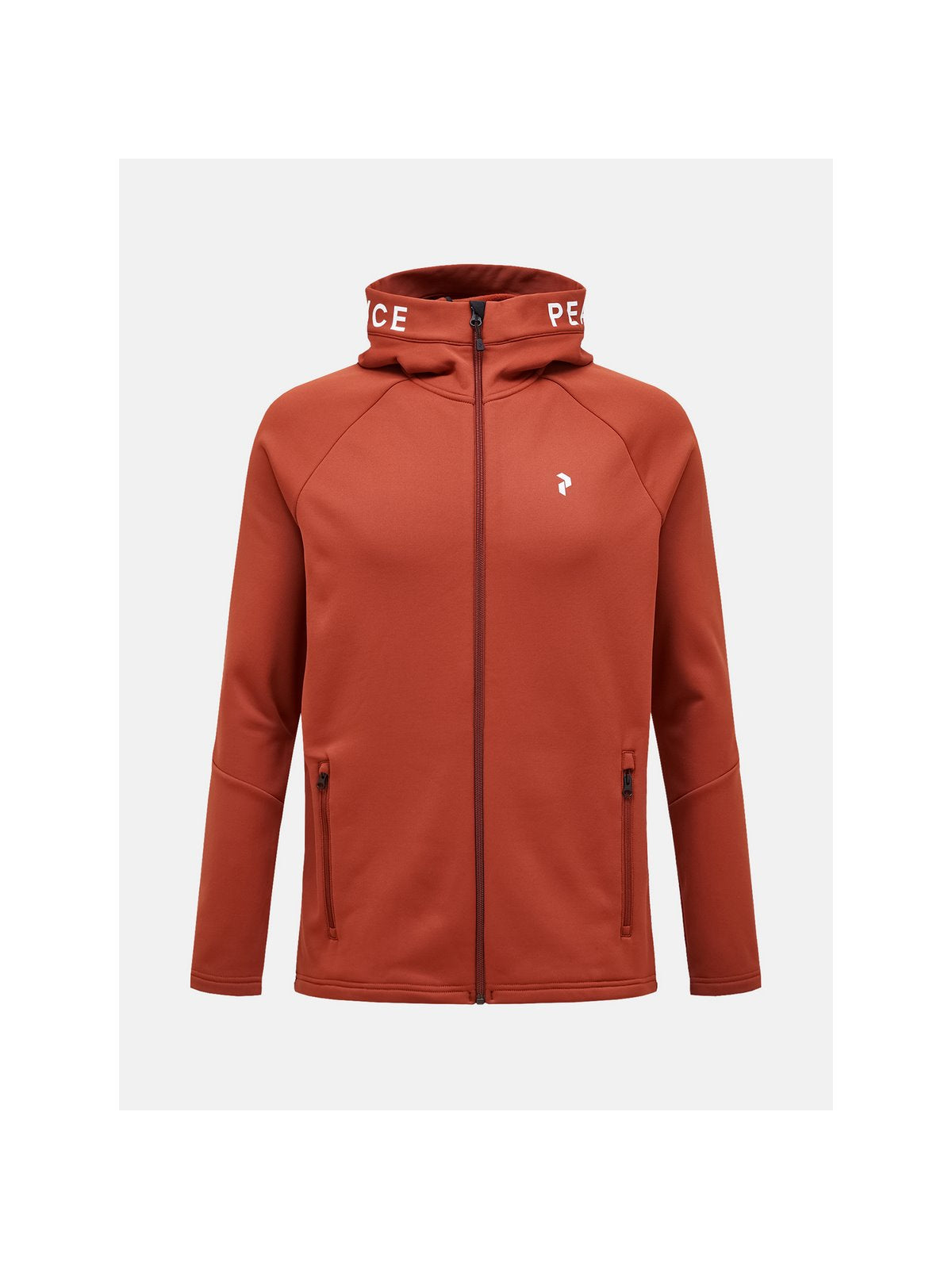 Bluza Peak Performance M Rider Zip Hood brązowy - Adventure Sports