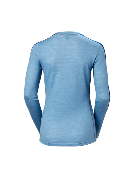 Koszulka Helly Hansen W Lifa Merino Lightweight Crew niebieski - Adventure Sports
