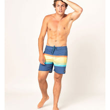Boardshorty męskie surfingowe RIP CURL MIRAGE RETRO SORBET 16’’ niebiesko żółte - Adventure Sports
