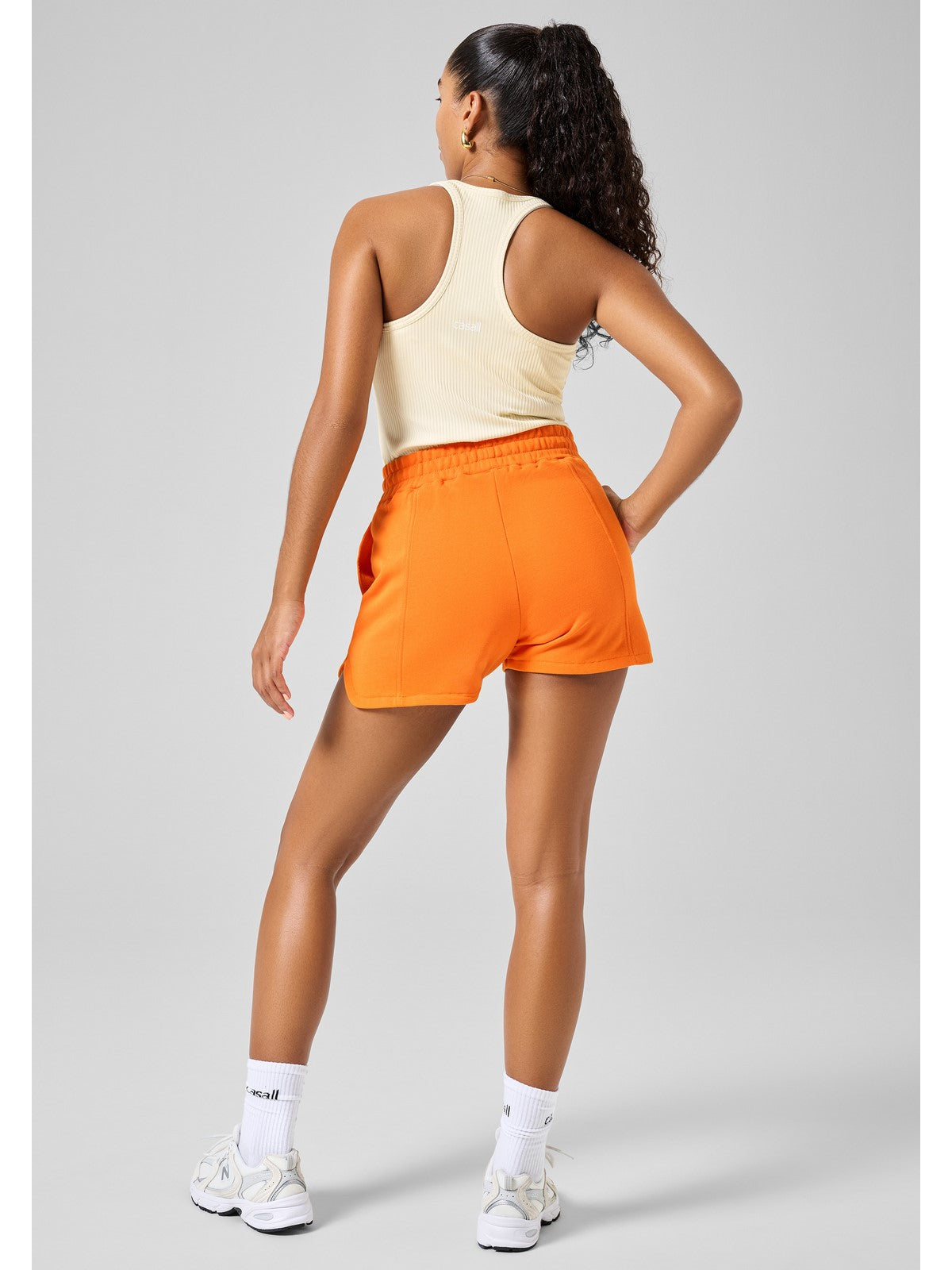 Szorty CASALL Terry Spring Shorts pomarańczowy - Adventure Sports