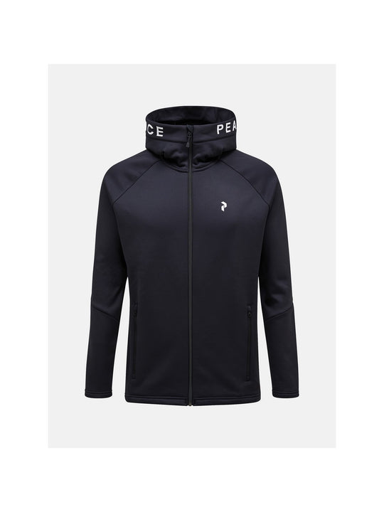 Bluza Peak Performance M Rider Zip Hood czarny - Adventure Sports
