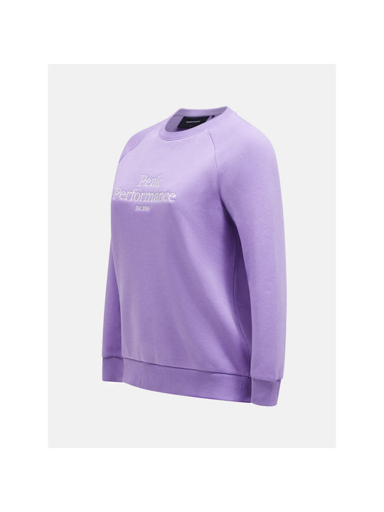 Bluza Peak Performance W Original Crew fioletowy - Adventure Sports
