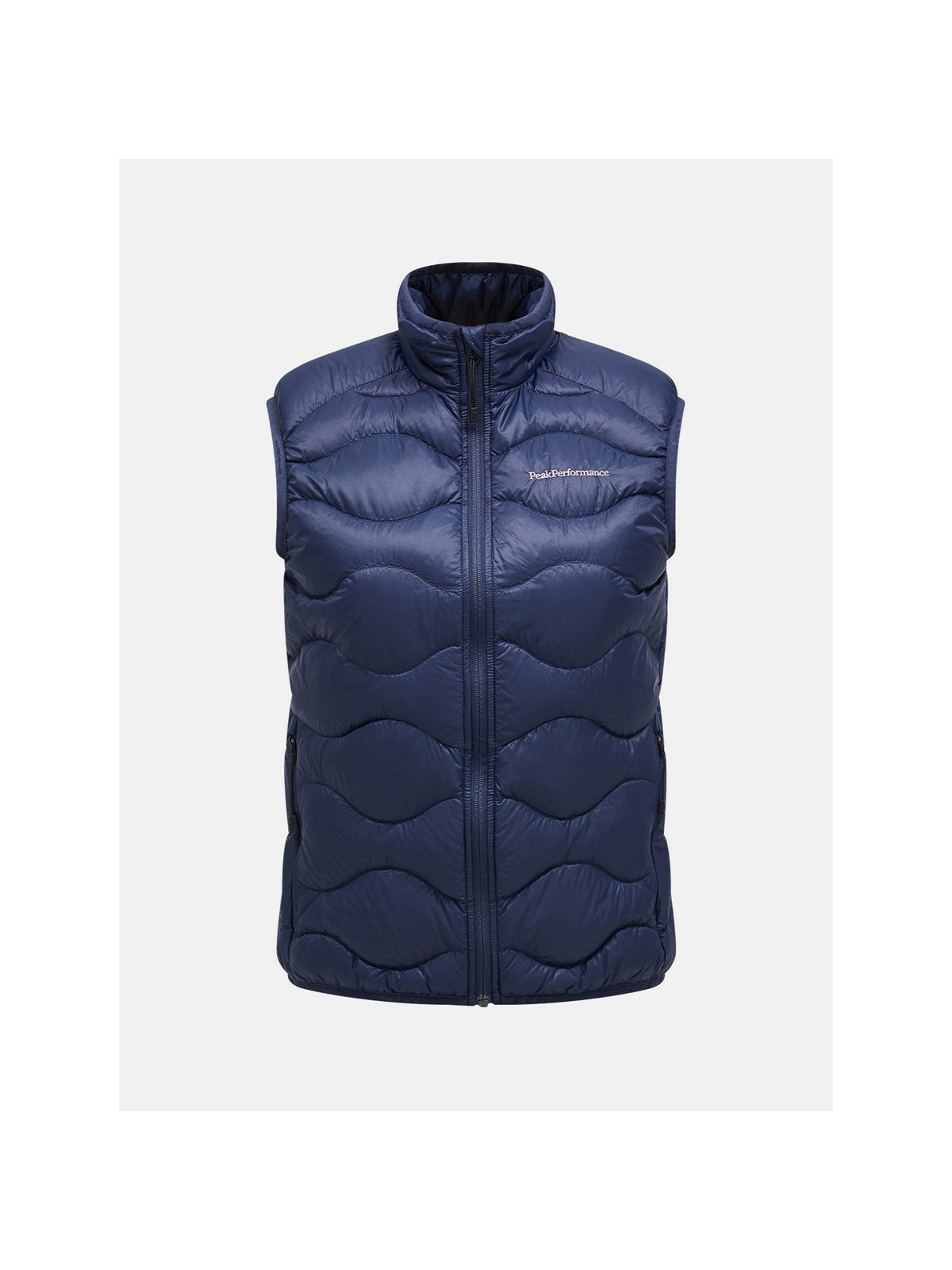 Kamizelka puchowa Peak Performance W Helium Down Vest granatowy - Adventure Sports