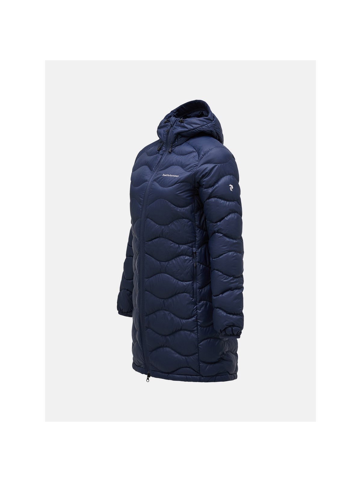 Kurtka puchowa Peak Performance W Helium Down Parka granatowy - Adventure Sports