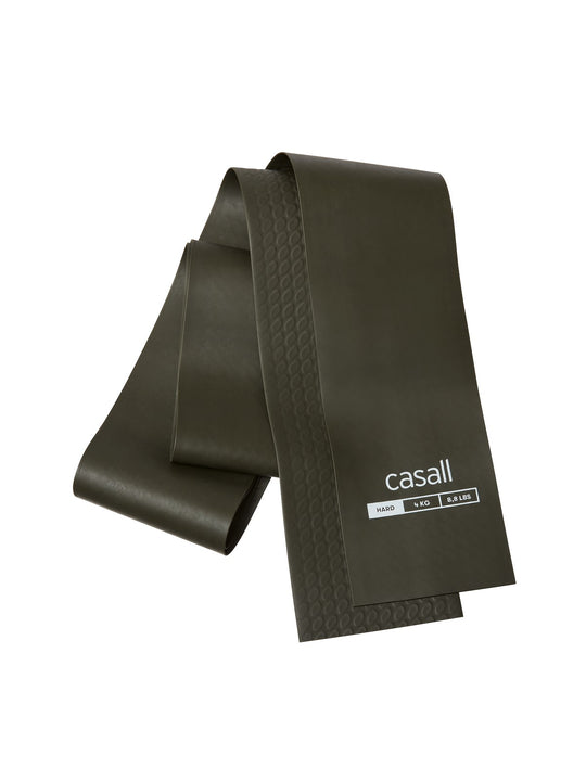 Taśmy do ćwiczeń CASALL Flex band Recycled hard 1pcs zielony - TU - Akcesoria - Adventure Sports
