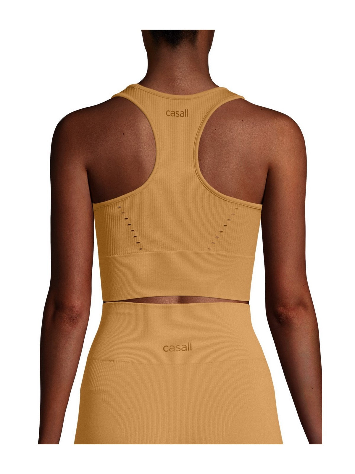 Top treningowy CASALL Seamless Femme V-neck zielony - Adventure Sports