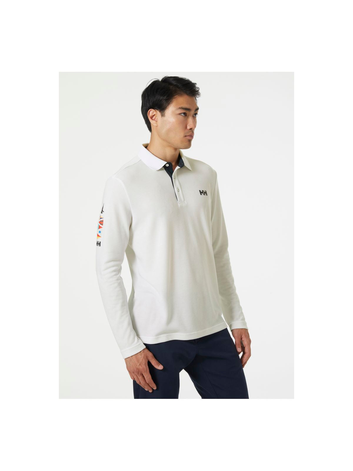 Koszulka Helly Hansen Skagerrak Quickdry Rugger biały - Adventure Sports