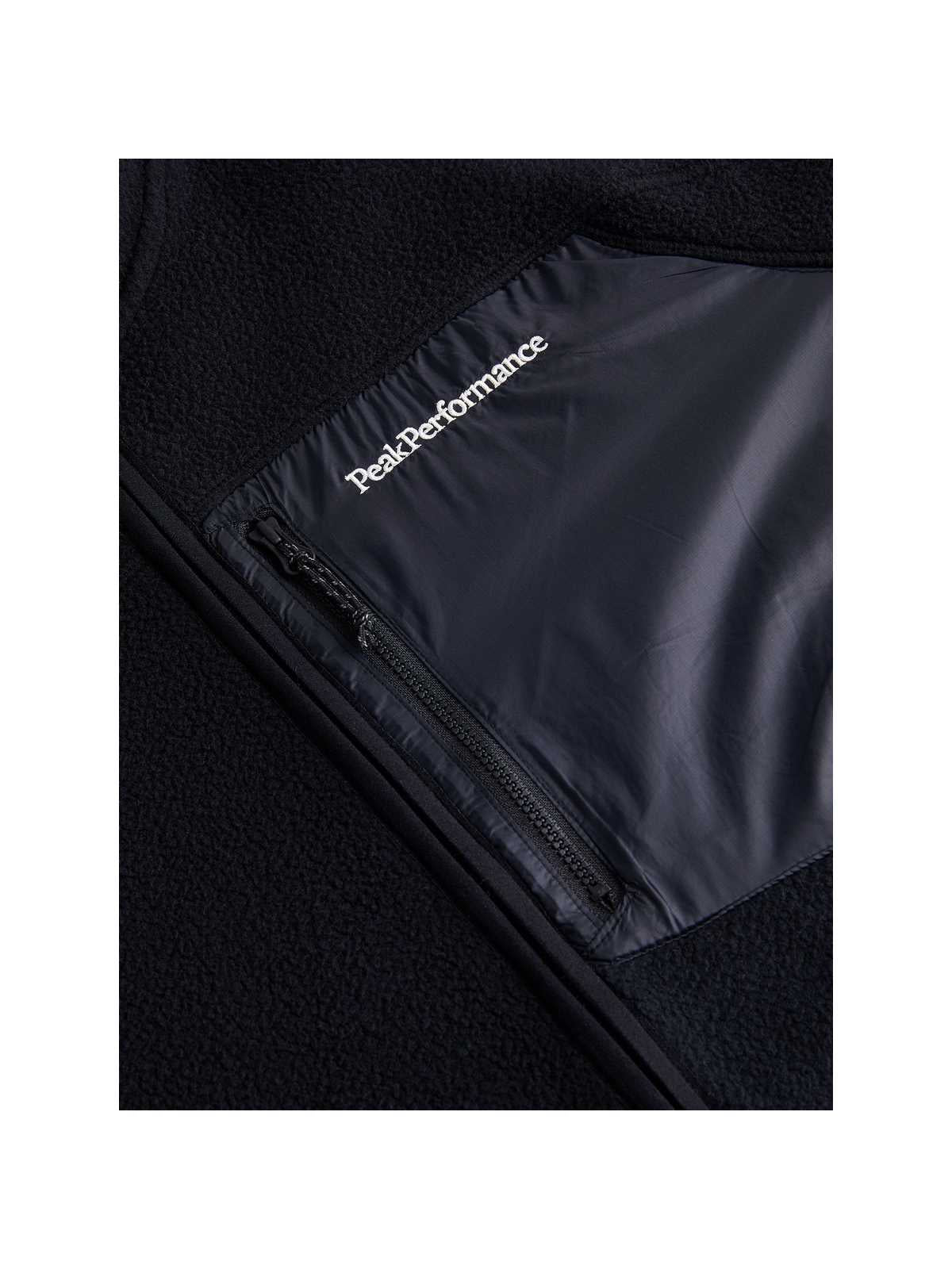 Bluza Peak Performance M Pile Zip Jacket czarny - Adventure Sports