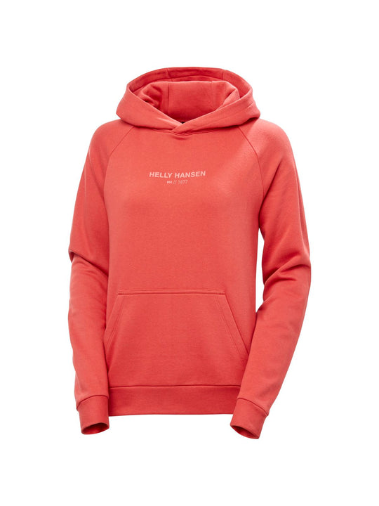 Bluza Helly Hansen W Core Hoodie czerwony - Adventure Sports
