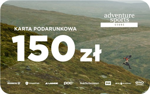 Karta podarunkowa idventuresports.com - PLN 150 - Karty prezentowe - Adventure Sports

