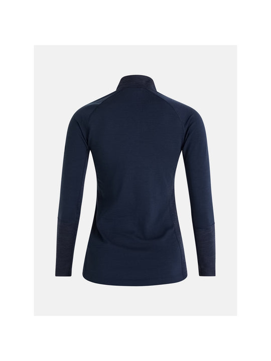 Koszulka termiczna Peak Performance W Magic Half Zip niebieski - Adventure Sports
