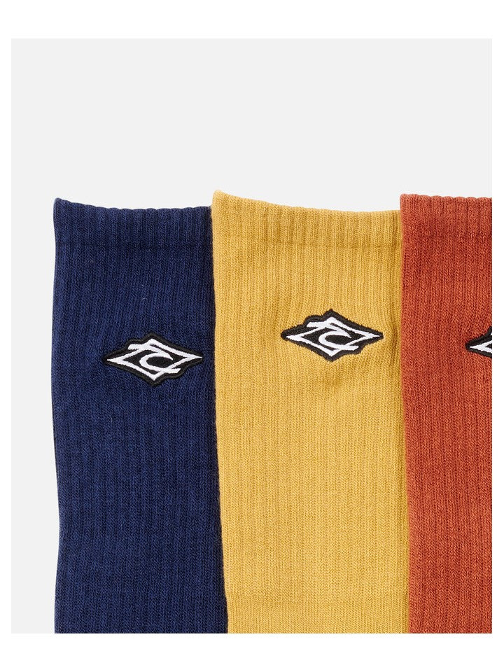 Skarpety RIP CURL Icons Crew Sock 3-Pk granatowy - TU - Adventure Sports