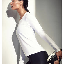 Koszulka CASALL Essential Mesh Detail Long Sleeve biały - Adventure Sports
