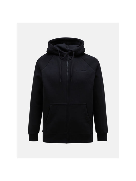 Bluza Peak Performance M Original Small Logo Zip Hood czarny - Adventure Sports
