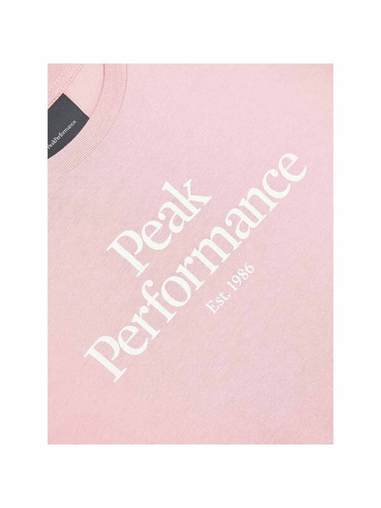 T-Shirt Peak Performance Jr Original Tee różowy - Koszulka - Adventure Sports
