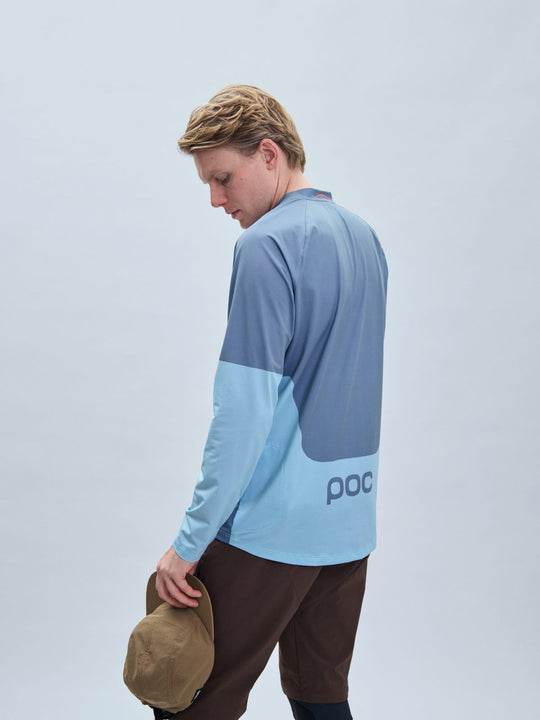 Koszulka rowerowa POC M’s Essential MTB LS Jersey niebieski - Adventure Sports
