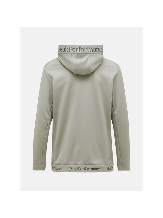 Bluza męska mid layer Peak Performance M Rider Tech Zip Hood zielony - Adventure Sports
