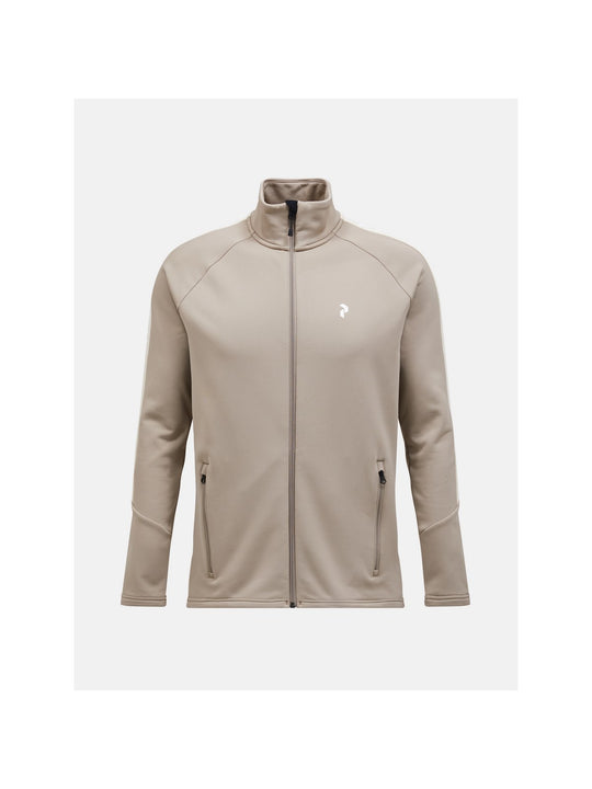 Bluza męska Peak Performance M Rider Zip Jacket beżowy - Adventure Sports
