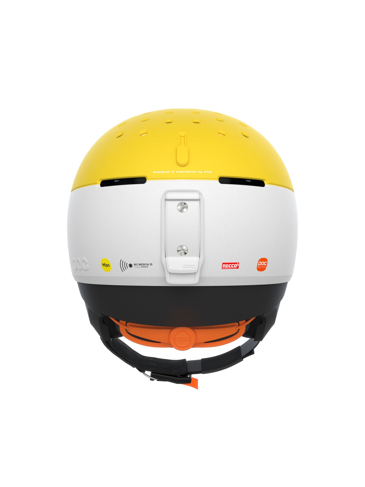 Kask narciarski POC MENINX RS MIPS żółto biały - Adventure Sports