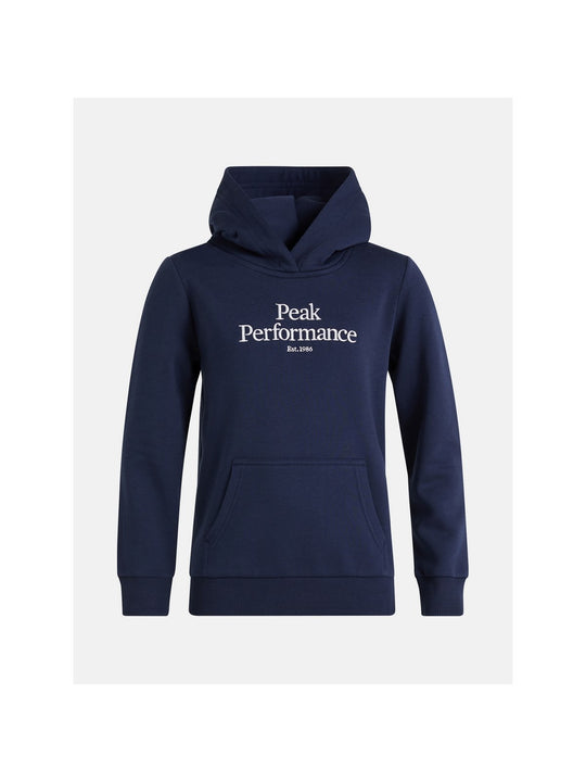 Bluza dziecięca Peak Performance Jr Original Hood granatowa - Adventure Sports
