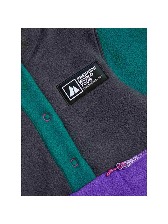Bluza Peak Performance FWT W Fleece Snap T fioletowy - Adventure Sports
