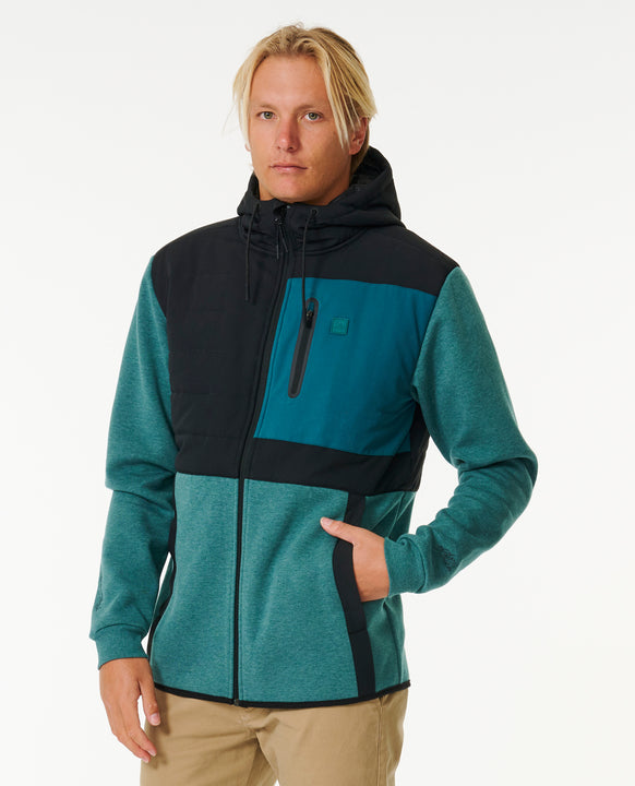 Kurtka męska RIP CURL Anti Series Heatseeker Zip Thr niebieski - Adventure Sports
