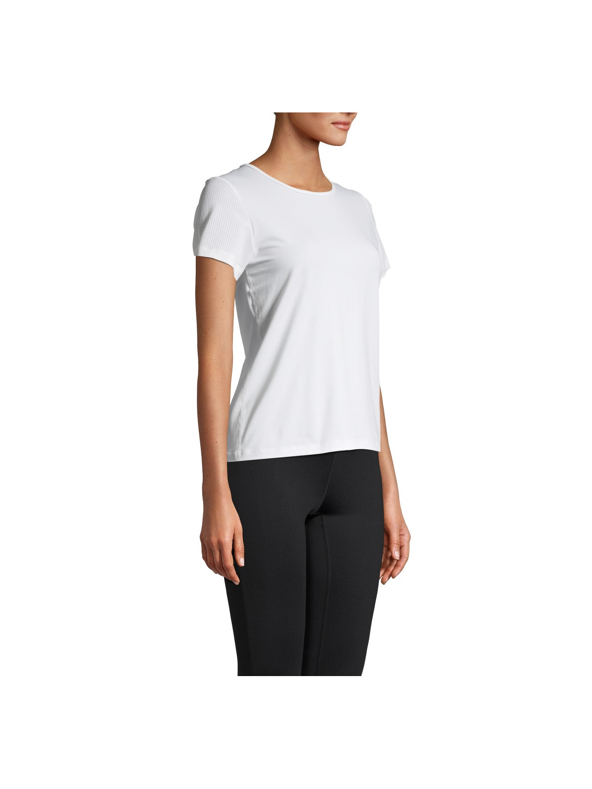 Koszulka CASALL Essential Mesh Detail Tee biały - Adventure Sports