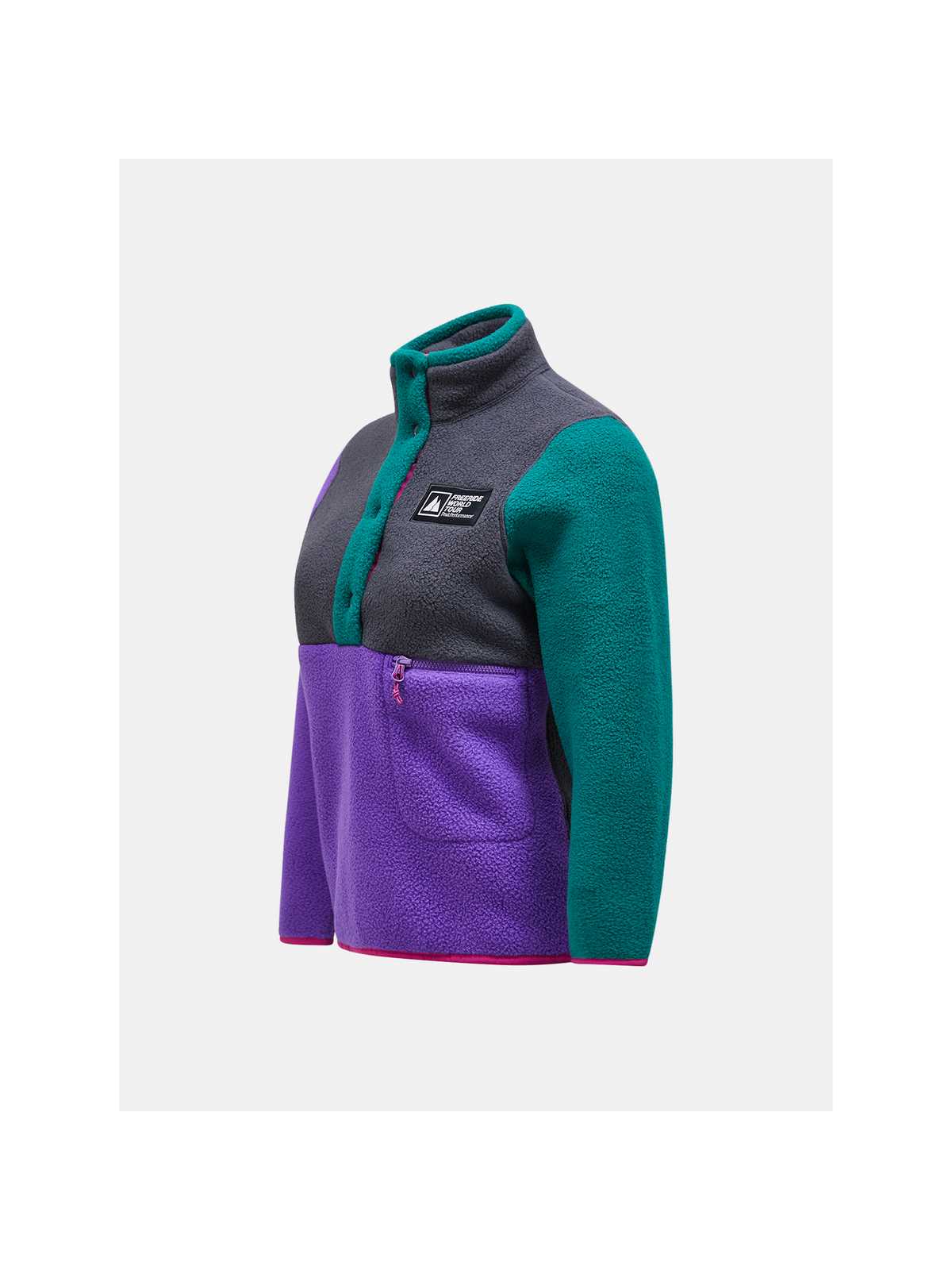 Bluza Peak Performance FWT W Fleece Snap T fioletowy - Adventure Sports
