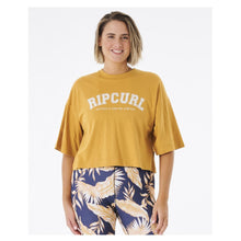 T-Shirt RIP CURL Seacell Crop Heritage Tee żółty - Koszulka - Adventure Sports
