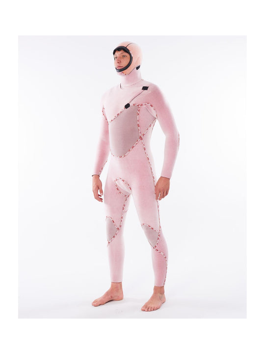 Pianka surfingowa męska RIP CURL Flashbomb 5/4 Hooded C/Zip czarny - Adventure Sports
