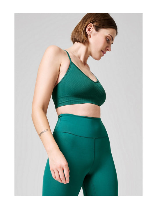 Top sportowy CASALL Seamless Graphical Rib Sports zielony - Adventure
