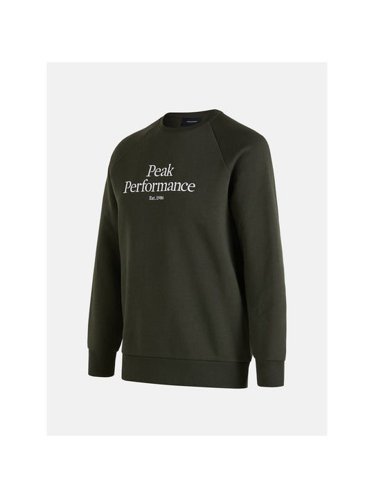 Bluza Peak Performance M Original Crew zielony - Adventure Sports
