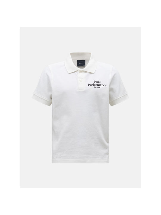 Koszulka polo Peak Performance Jr Original Polo biały - Adventure Sports
