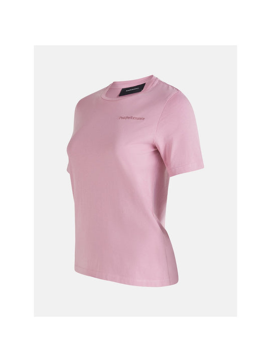 T-Shirt Peak Performance W Original Small Logo Tee różowy - Koszulka - Adventure Sports
