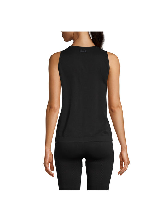 Koszulka treningowa CASALL Essential Block Seamless Tank czarny - Adventure Sports
