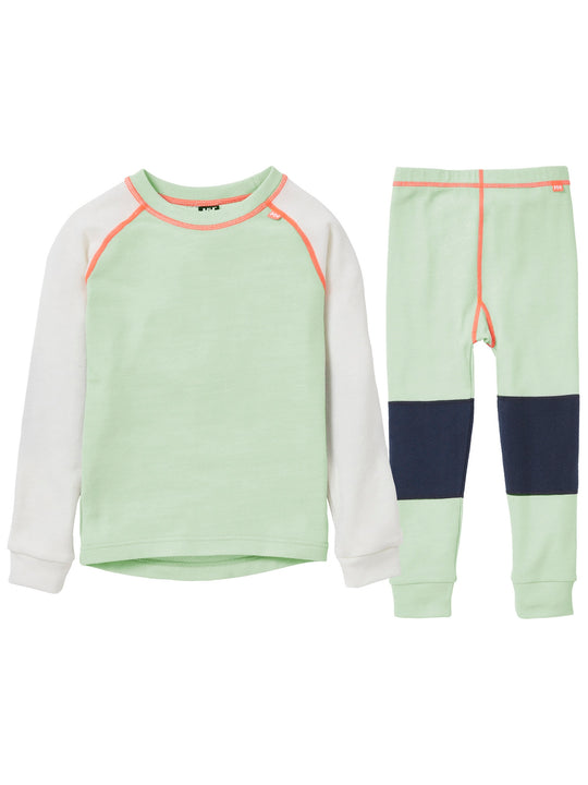Zestaw bielizny dziecięcej Helly Hansen K Hh Lifa Merino Set-zielony - Bielizna - Adventure Sports
