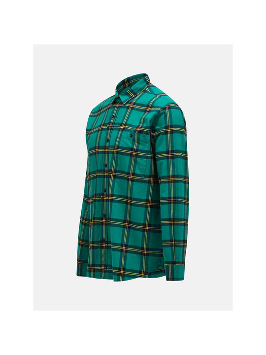 Koszula Peak Performance M Moment Flannel Shirt zielony - Adventure Sports
