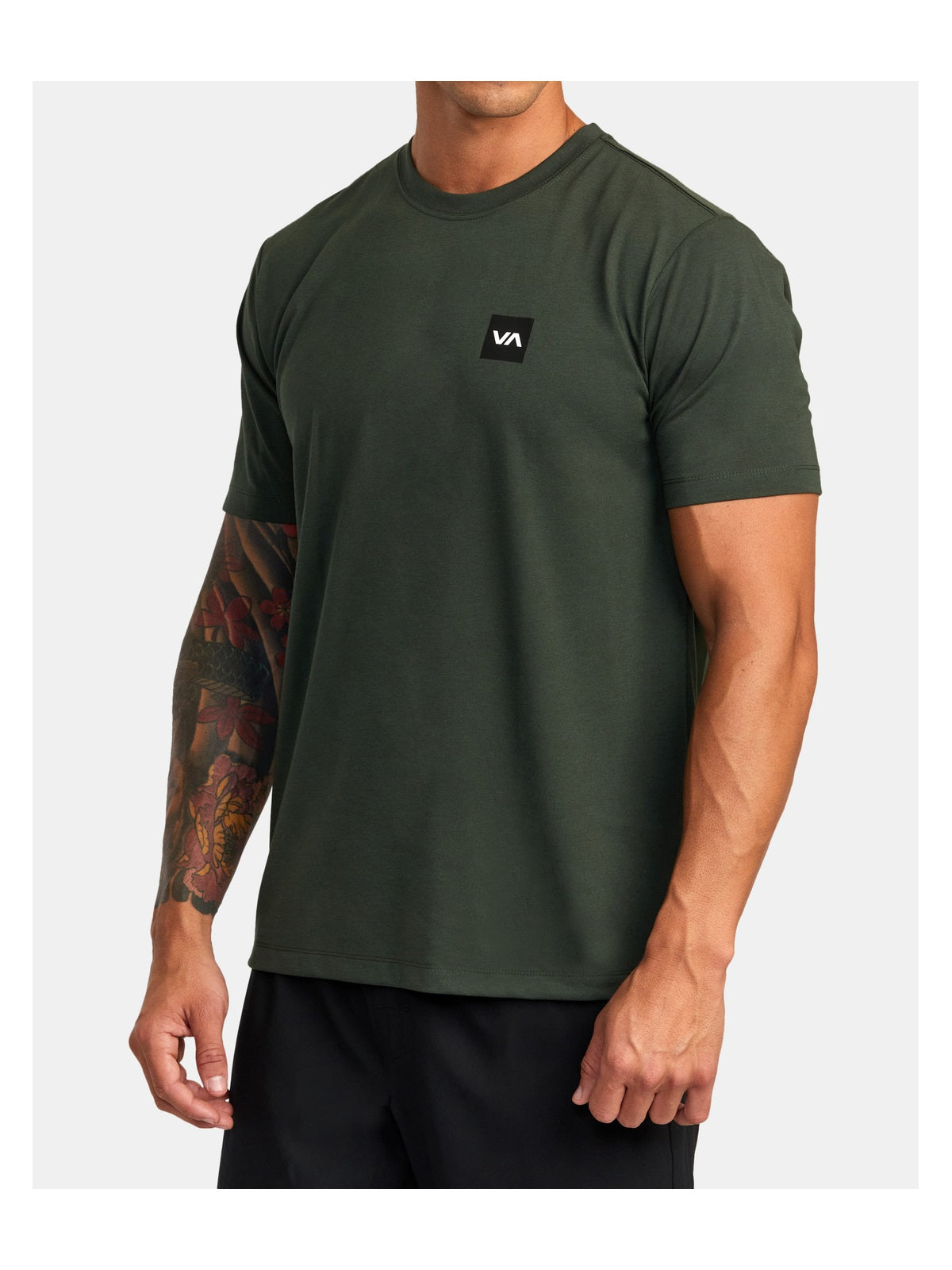 T-Shirt RVCA Rvca 2X Ss zielony - Koszulka - Adventure Sports