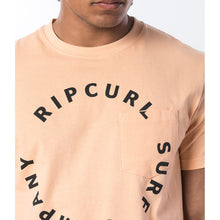 T-Shirt męski RIP CURL WOOP LOOP S/S TEE kremowe - Koszulka - Adventure Sports
