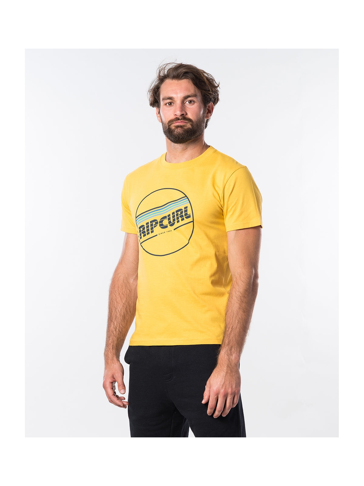 T-Shirt RIP CURL YO MAMA S/S TEE żółty - Koszulka - Adventure Sports